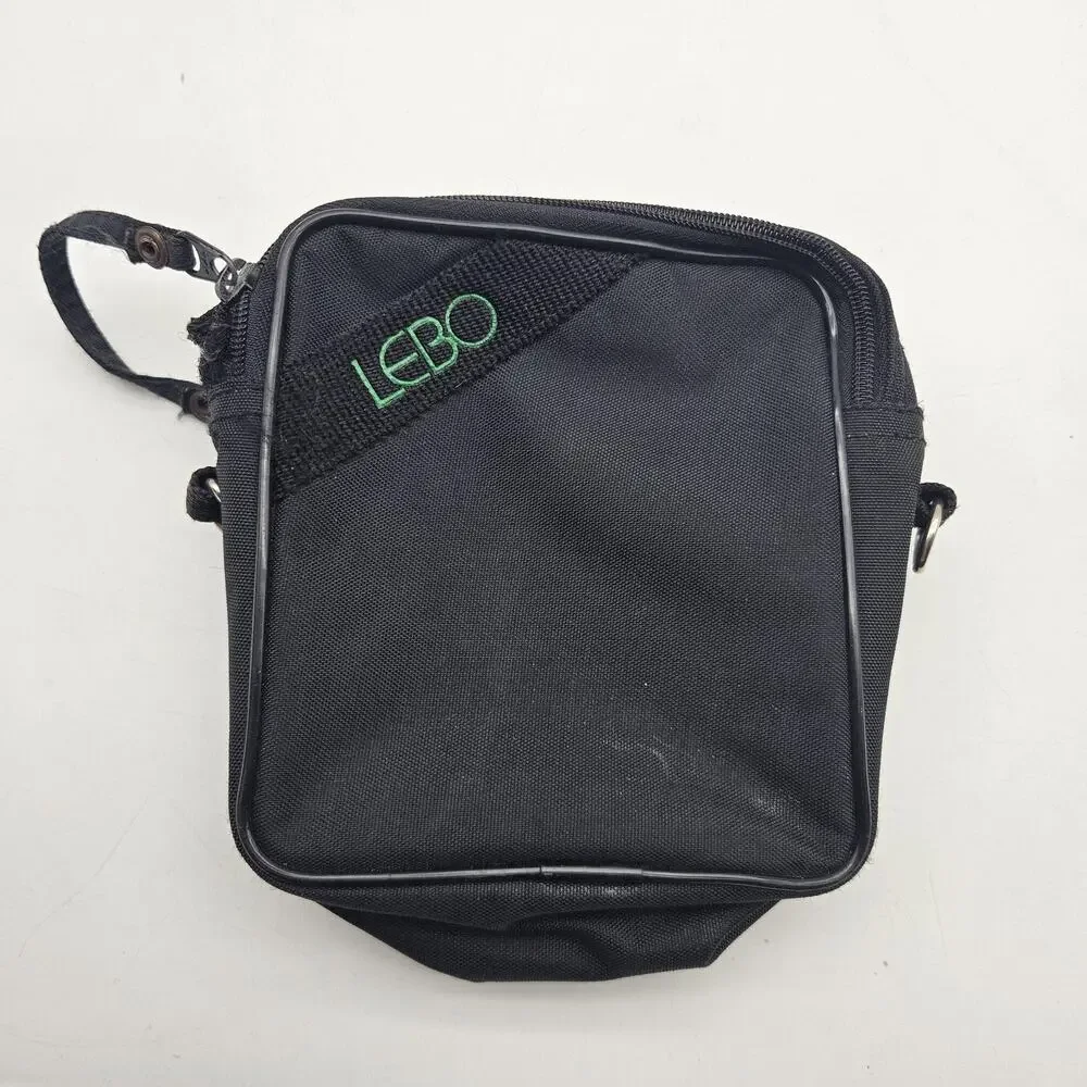 LEBO Camera Case Bag Black Nylon Belt Loop‎ D-Rings Zipper Pocket Compact Carry